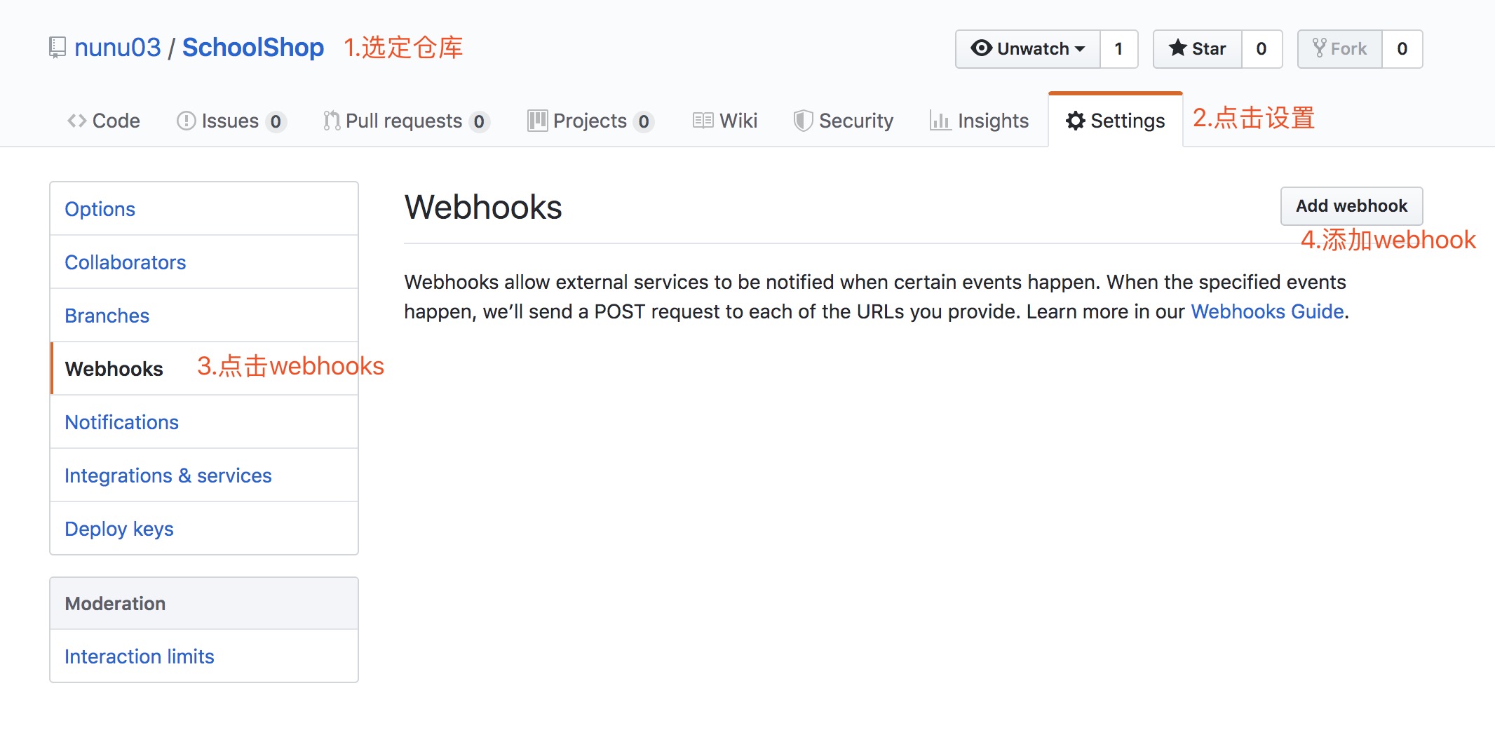 webhooks position